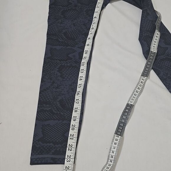 All Fenix Snake Skin Anthropologie Legging medium blue dark grey Xs - Picture 5 of 8